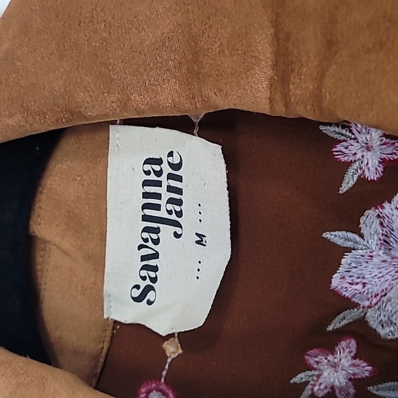 SAVANNAH JANE MEDIUM SUEDE EMBROIDERED JACKET - Picture 3 of 11